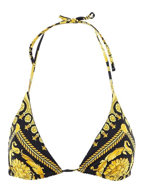 versace badeschlappen damen|Versace bikini tops.